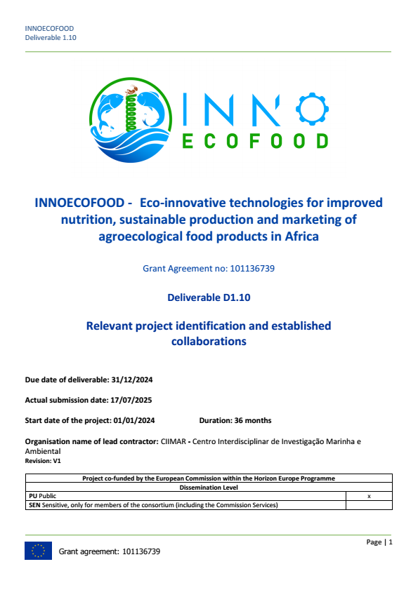 D1.10 First Periodic Report