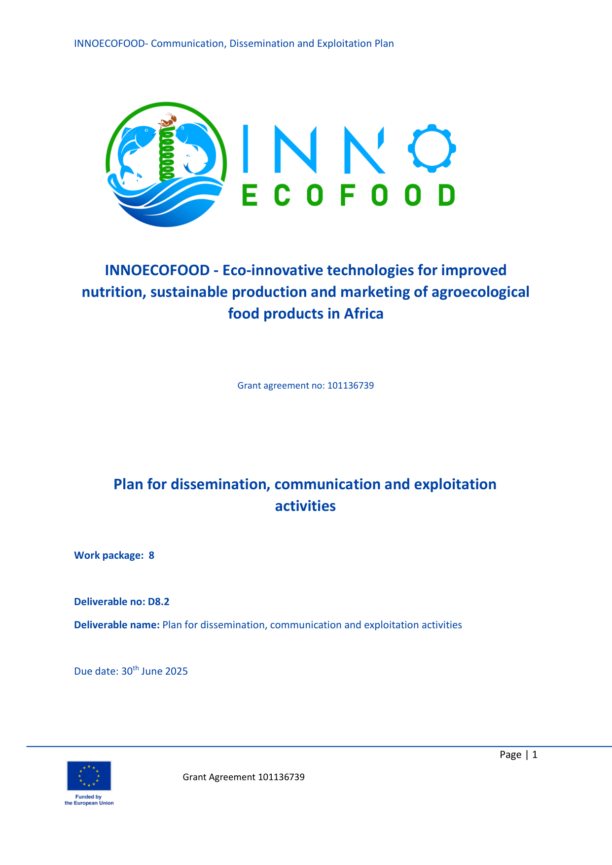 D8.2 Communication & Dissemination Plan